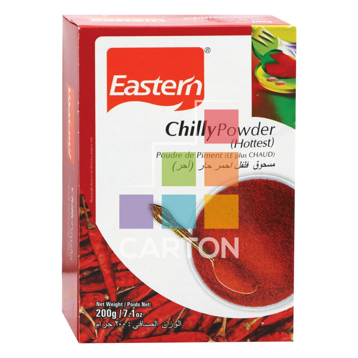 EASTERN RED CHILLY POWDER - 60*200GM